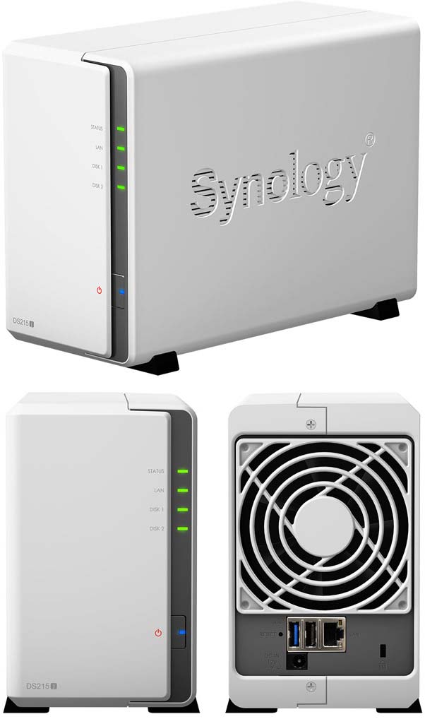 На фото Synology DS215j На фото Synology DS215j