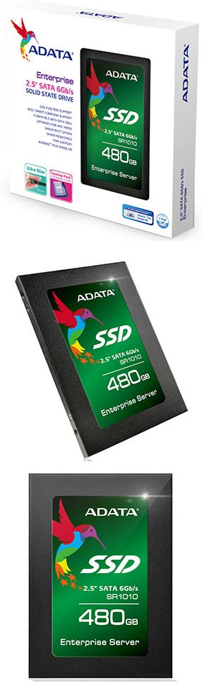 На фото SSD серии SR1010 от ADATA
