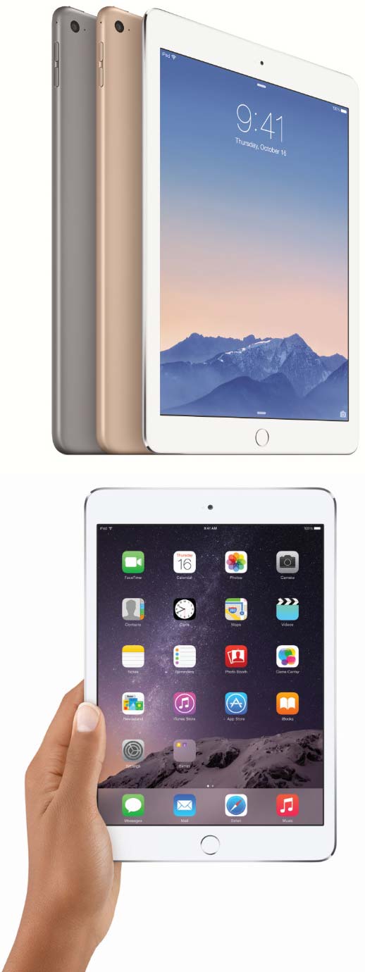 Apple iPad Air 2 и iPad mini 3 Apple iPad Air 2 и iPad mini 3