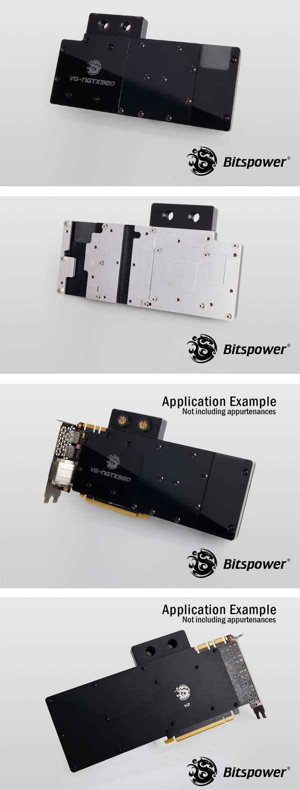 Водоблок Bitspower VG-NGTX980