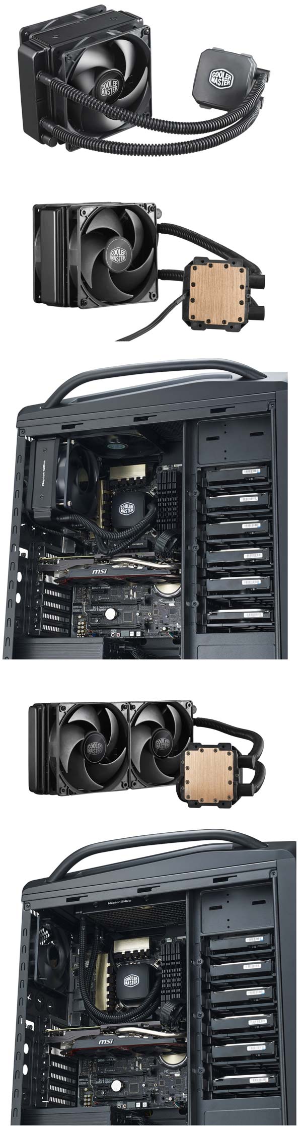 Cooler Master показывает Nepton 120XL и Nepton 240M