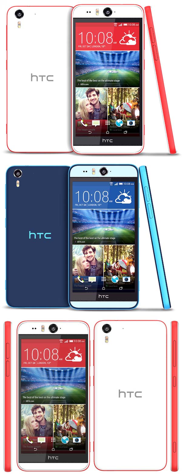 На фото показан фаблет HTC Desire EYE