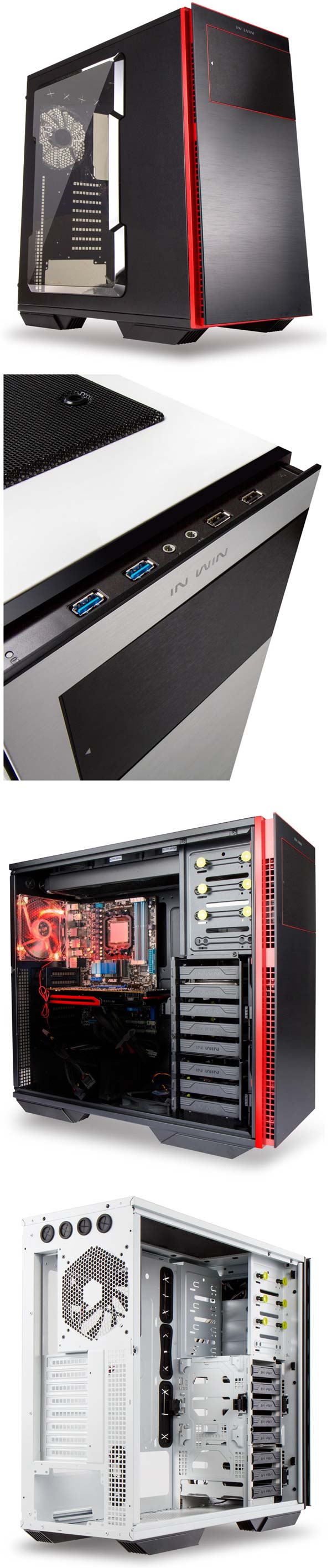 На фото можно увидеть корпус In Win 707