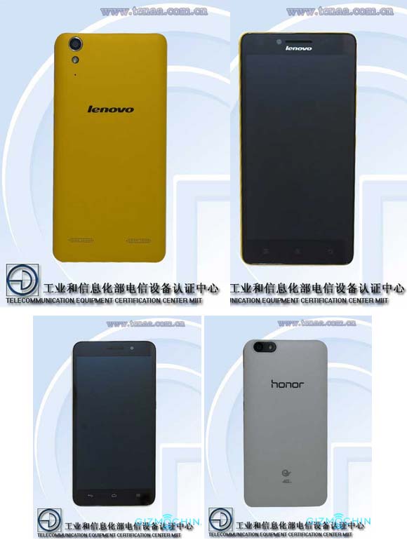 На фото аппараты Lenovo K30-T и Huawei Honor 4X