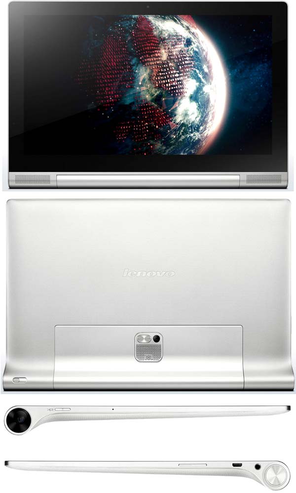 На фото показано устройство Yoga Tablet 2 Pro от Lenovo
