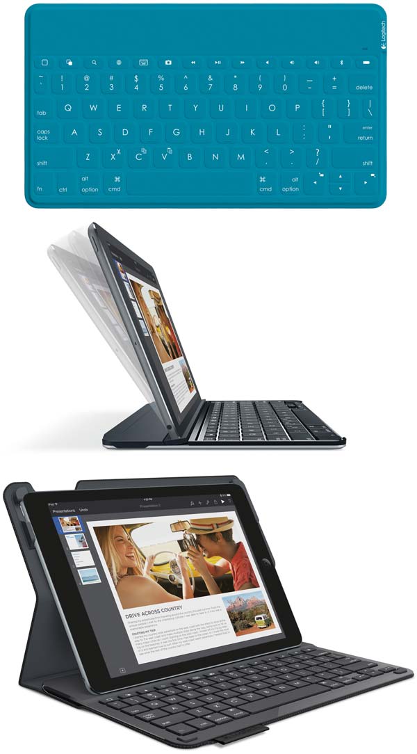 Устройства от Logitech для планшета iPad Air 2
