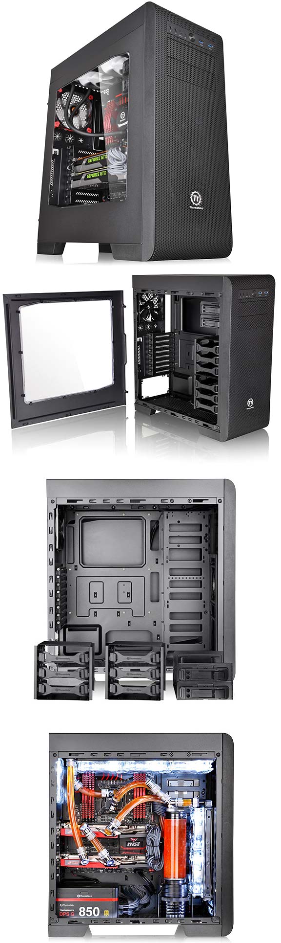 На фото корпус Thermaltake Core V41