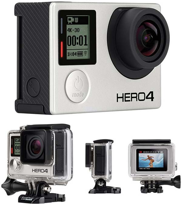 GoPro выпустила экшн-камеры Hero4 Black и Silver