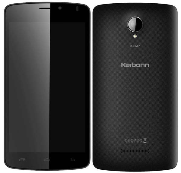 На фото показан смартфон Karbonn Titanium S10