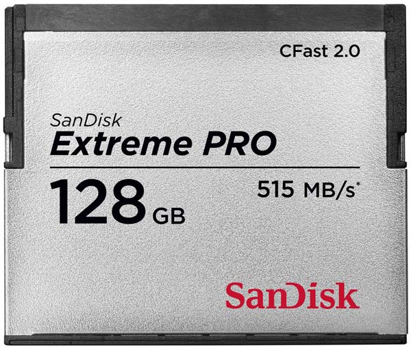 Карточка Extreme PRO CFast 2.0 от SanDisk