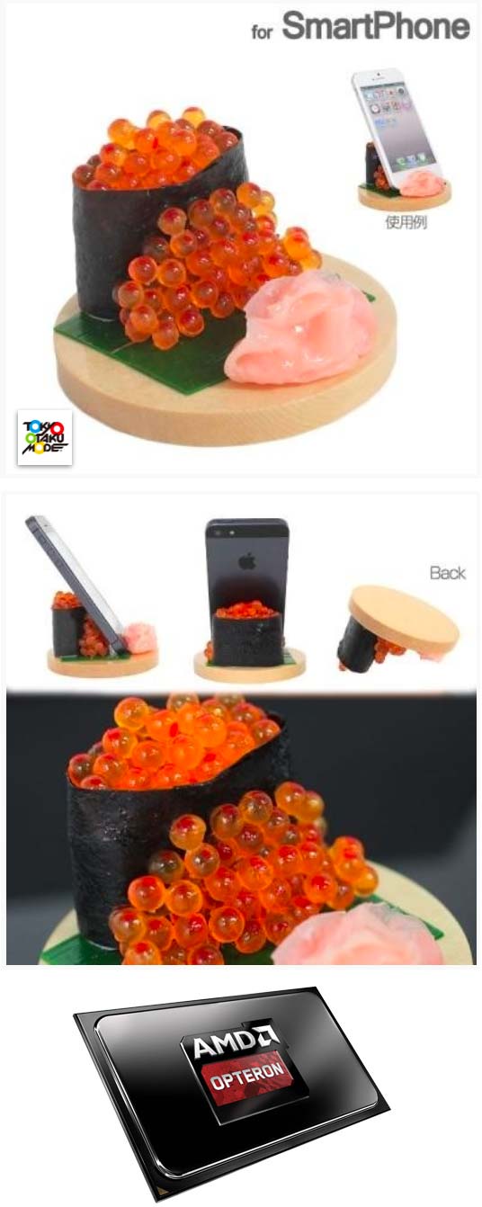 На фото Sushi Stand для смартфонов
