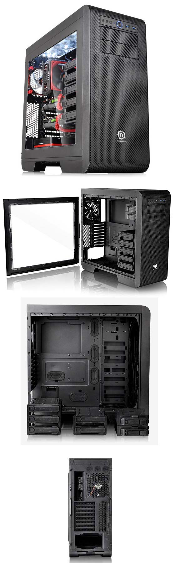 На фото показан корпус Thermaltake Core V51