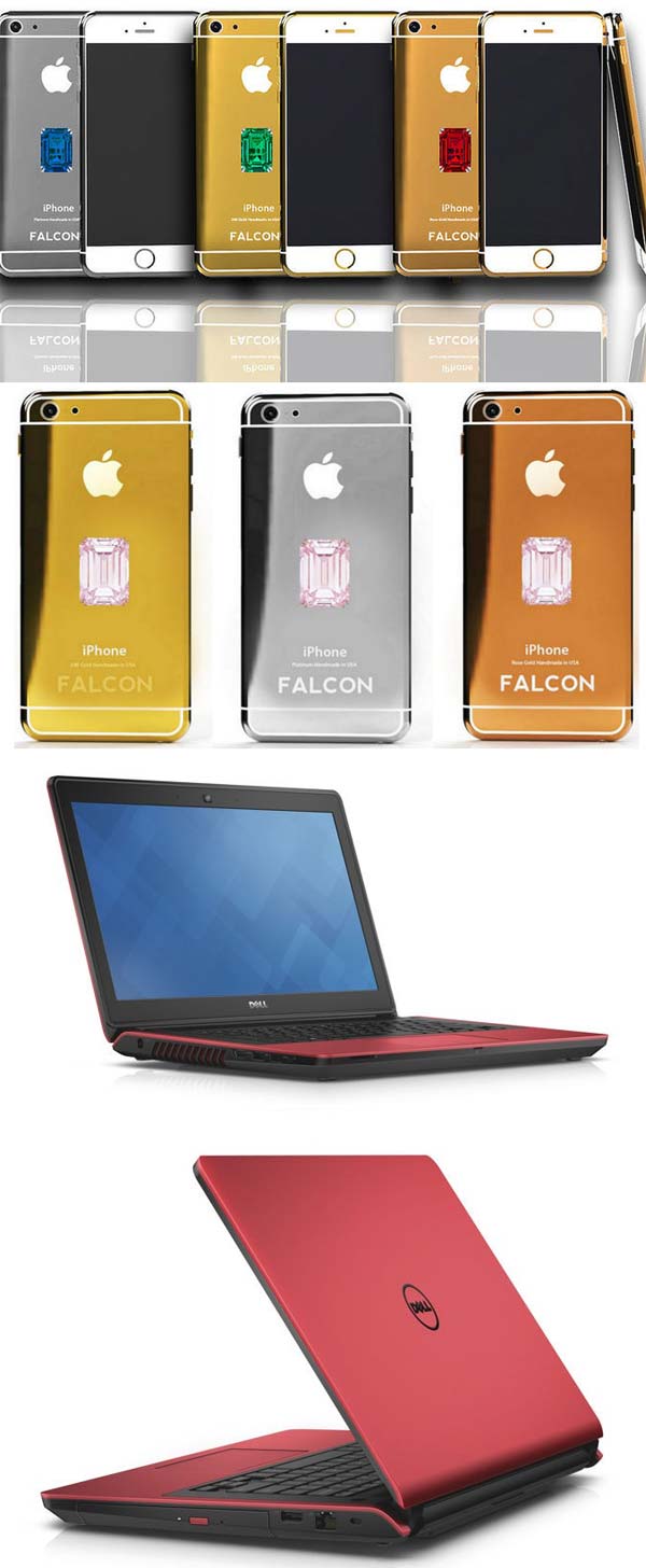 iPhone 6 от Falcon и ноутбук Dell Inspiron 15 7000