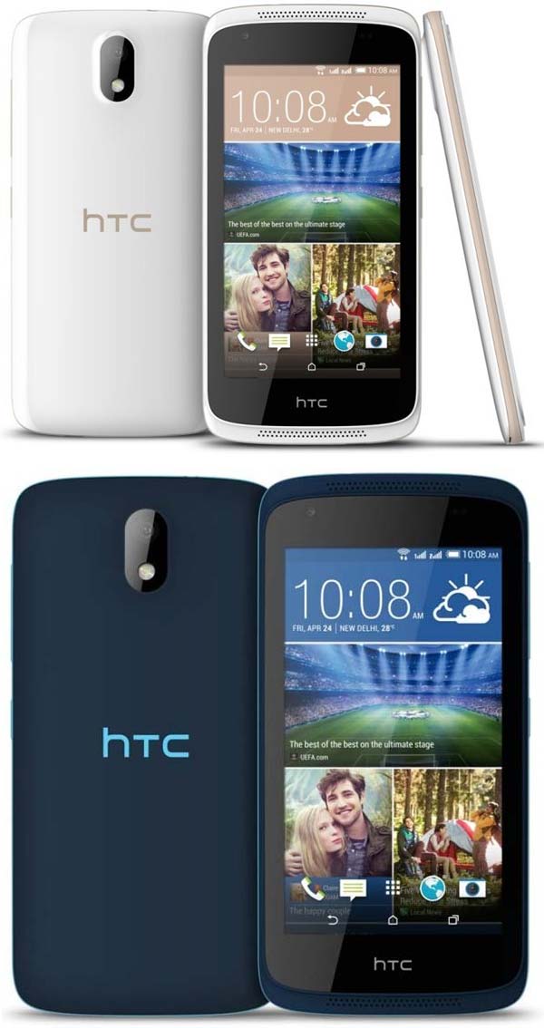 На фото показан смартфон HTC Desire 326G Dual SIM