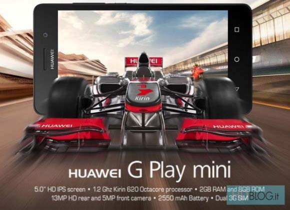 На фото аппарат Huawei G Play Mini