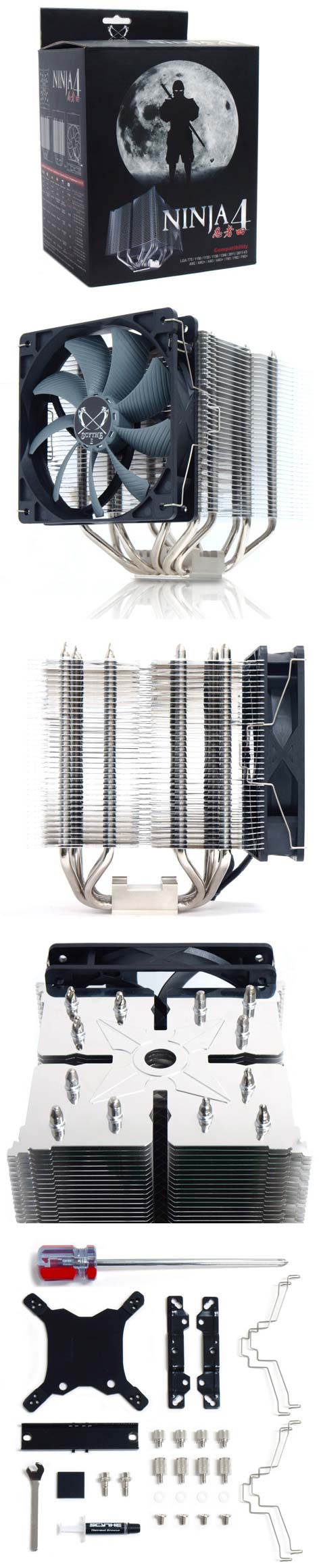 На фото кулер Scythe Ninja 4 (SCNJ-4000)