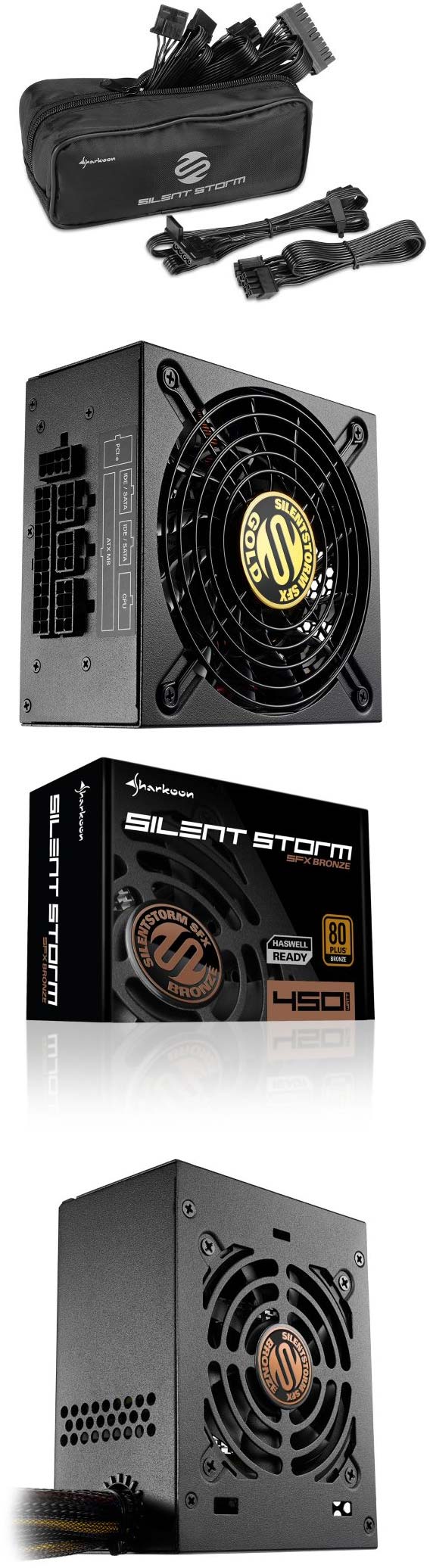Блоки питания SilentStorm SFX Gold и SilentStorm SFX Bronze от Sharkoon