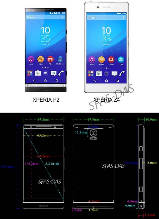 На фото фаблет Sony Xperia P2 На фото фаблет Sony Xperia P2