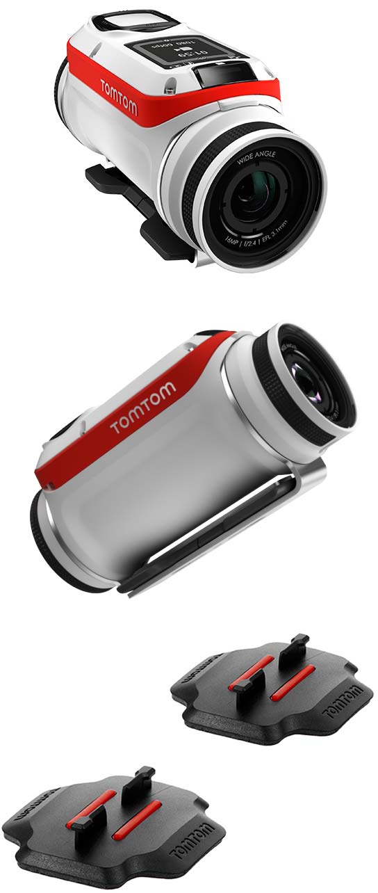 На фото показана экшн-камера TomTom Bandit