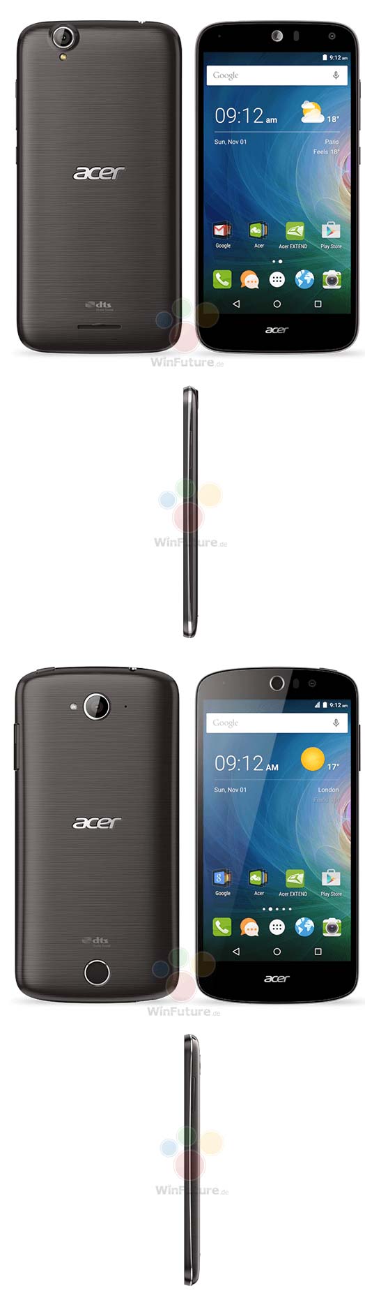 Умные телефоны Liquid Z630 и Liquid Z530 от Acer