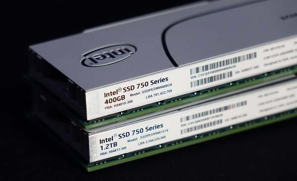 Накопители Intel SSD 750-й серии