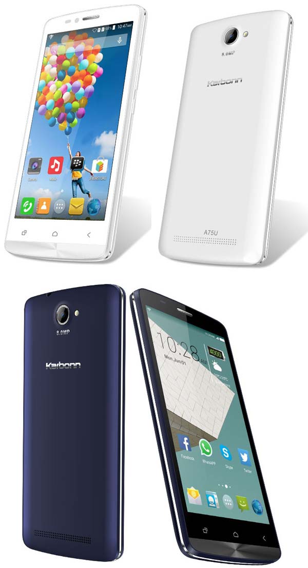 Простой смартфон Karbonn Aura 9