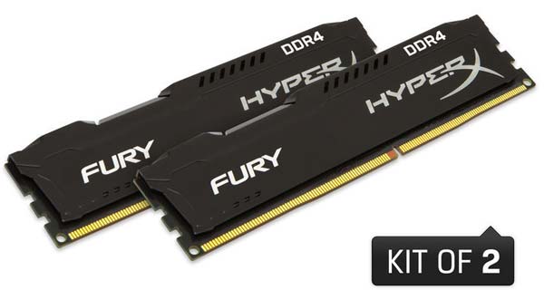 Оперативная память HyperX FURY DDR4 от Kingston