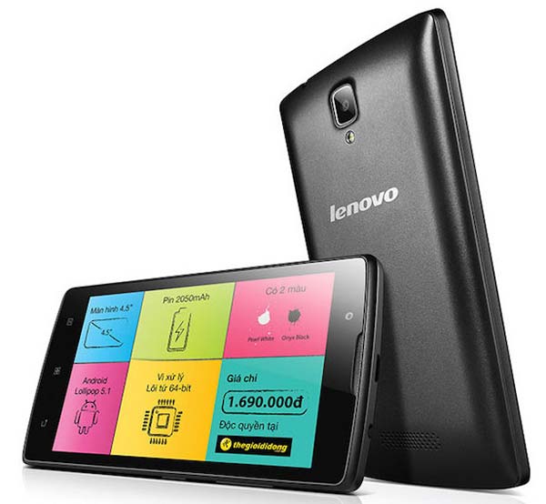 На фото показан смартфон Lenovo A2010