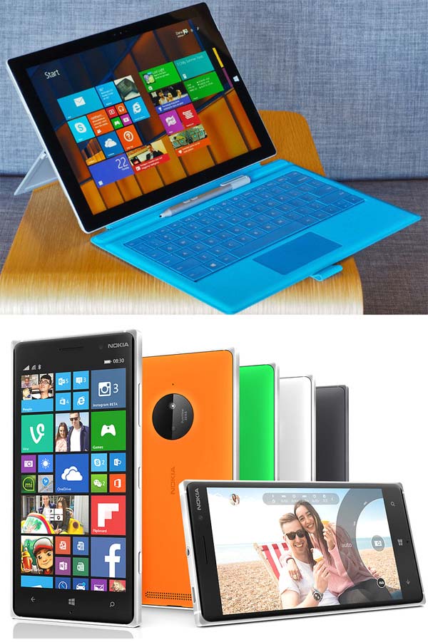 Microsoft Surface Pro 4 и Lumia 830