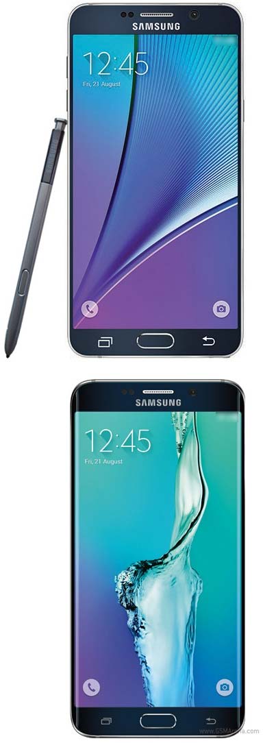 Рендер Samsung Galaxy Note 5 и Galaxy S6 edge+