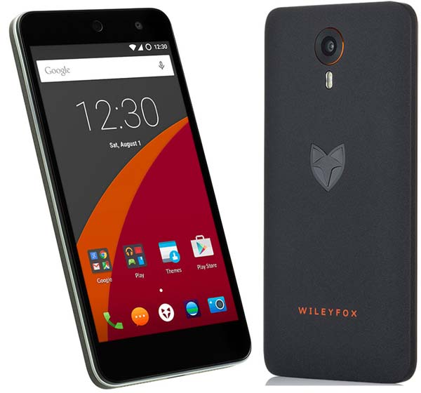 На фото показан смартфон Wileyfox Swift