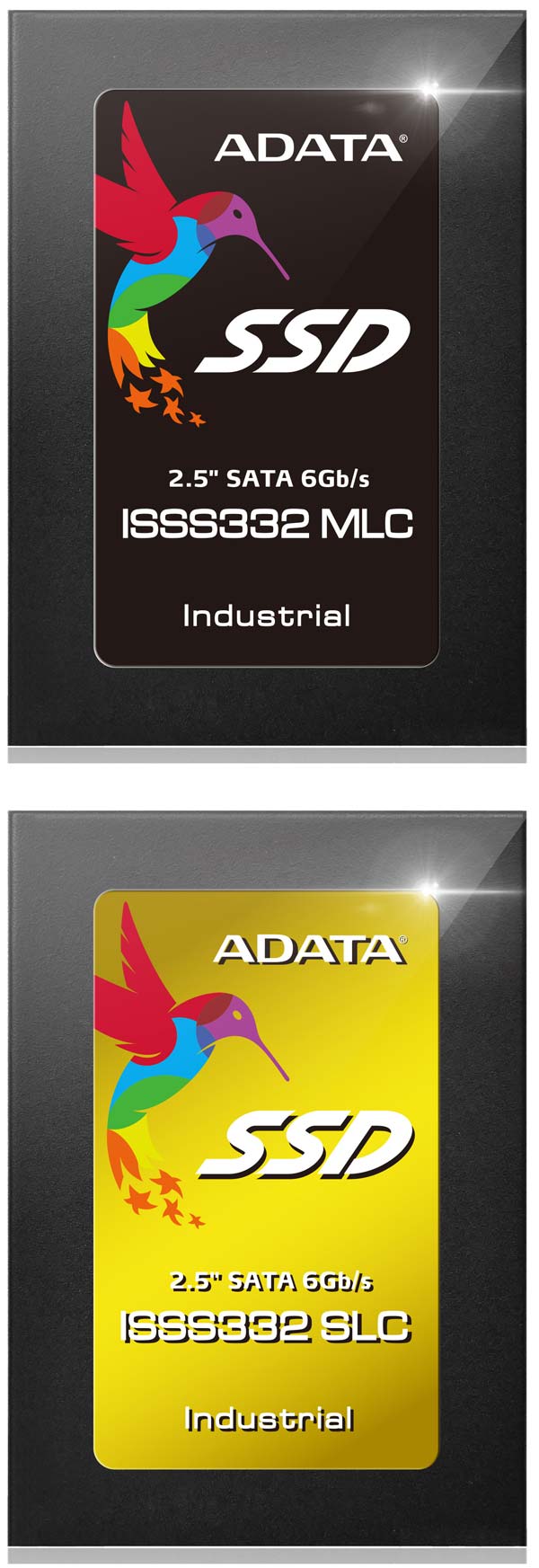 На фото показаны SSD ADATA ISSS332