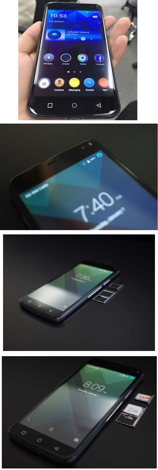 На фото умный телефон Bluboo Xfire 2