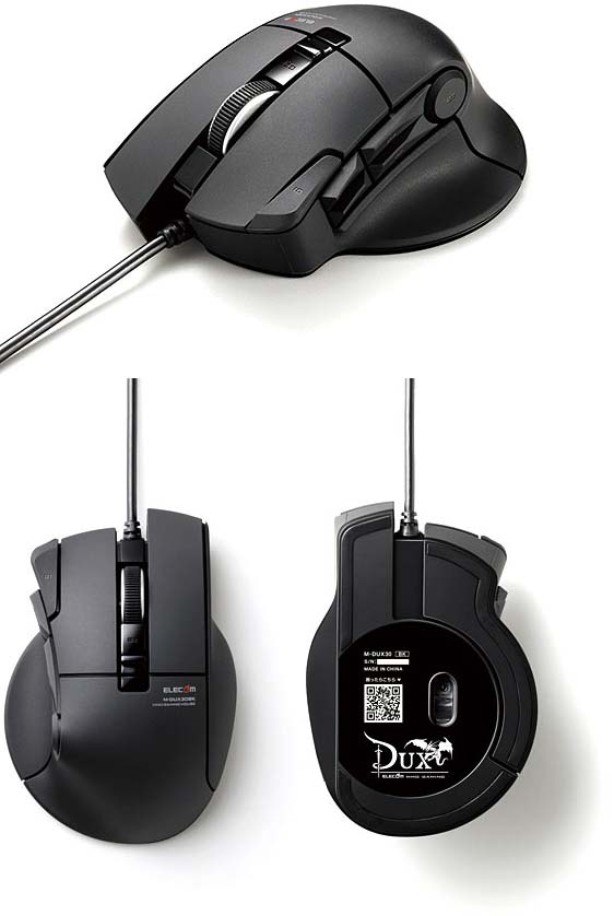 Игровая мышка Elecom M-DUX30BK