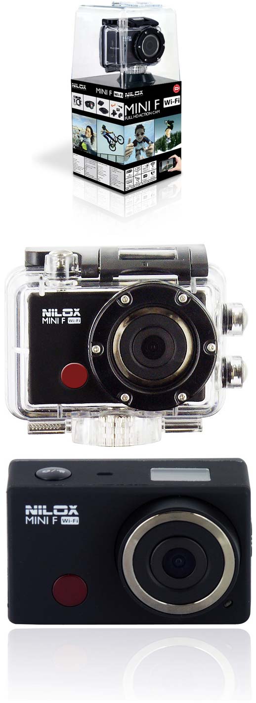 На фото показана экшн-камера Nilox MINI F Wi-Fi