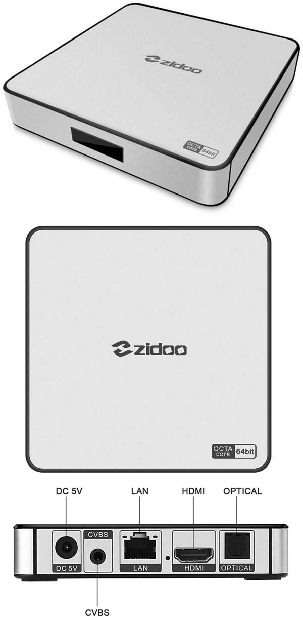 На фото устройство ZIDOO X6 Pro