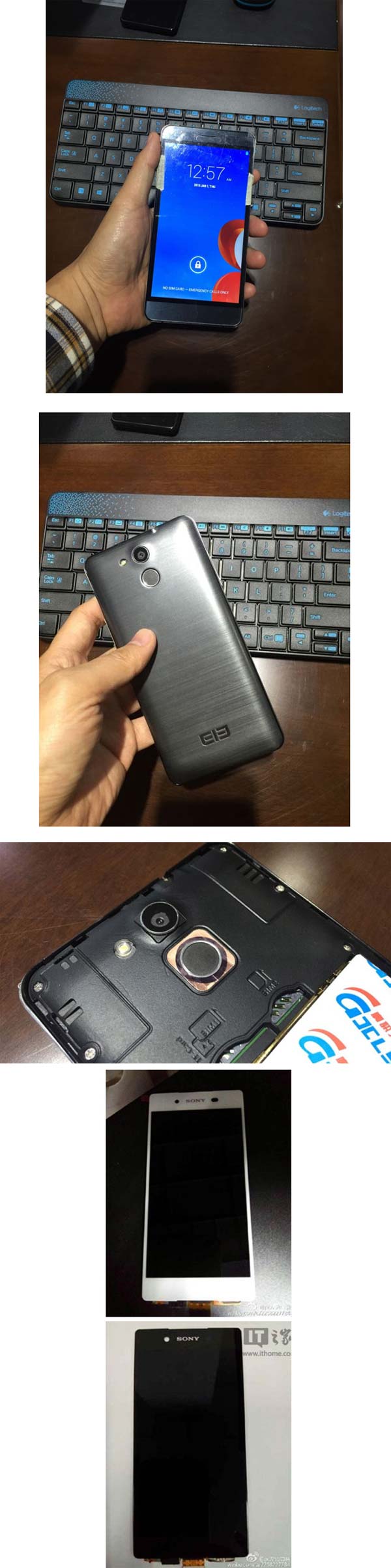 На фото показаны аппараты Elephone P7000 и Sony Xperia Z4