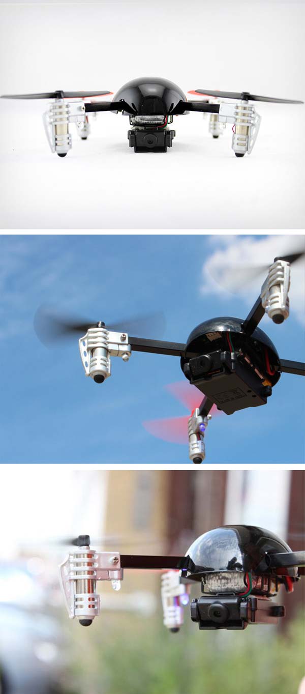 На фото показан квадрокоптер Micro Drone 2.0