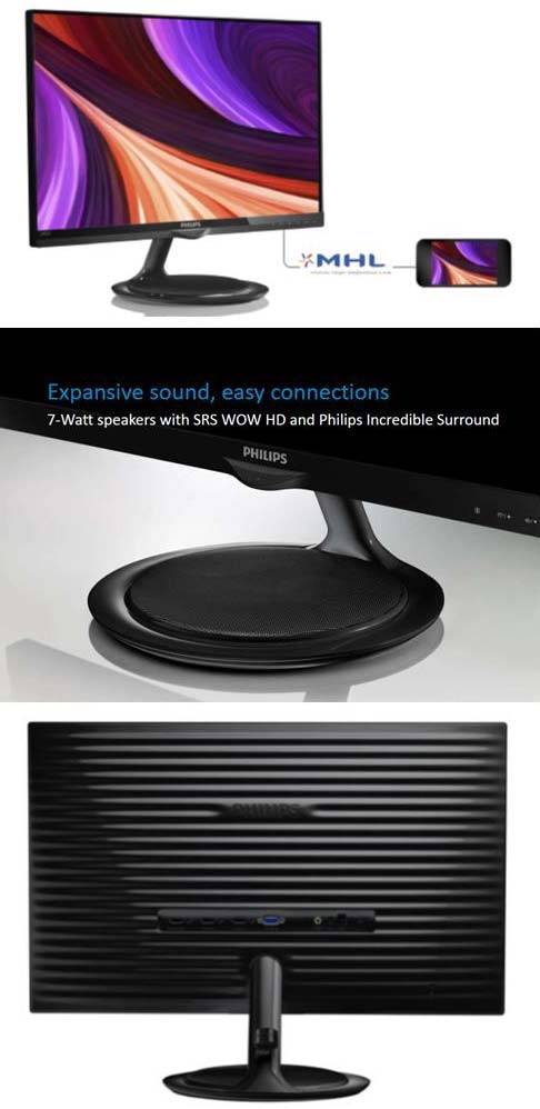 Philips представила мониторы 245C5QHAB и 275C5QHAB