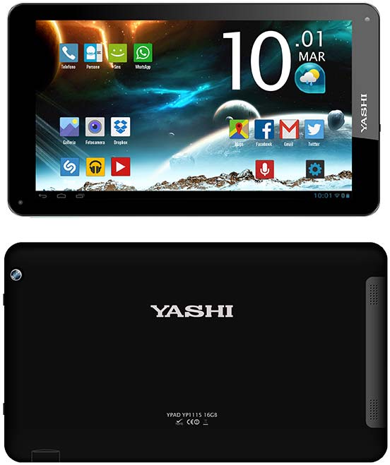 На фото показан планшет YPad (YP1115) от Yashi