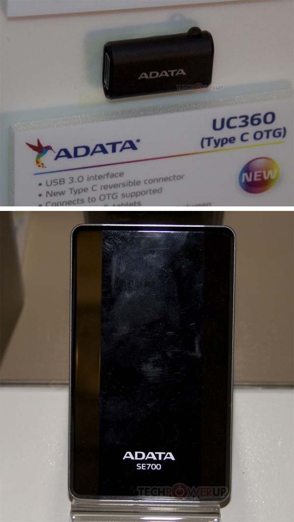 На фото устройства UC360 и SE700 от ADATA