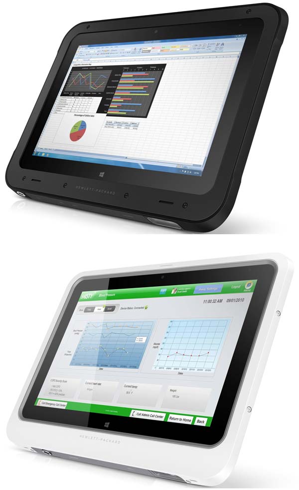 На фото показан планшет HP ElitePad 1000 G2