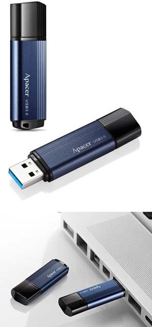 На фото показана флешка Apacer AH553 На фото показана флешка Apacer AH553
