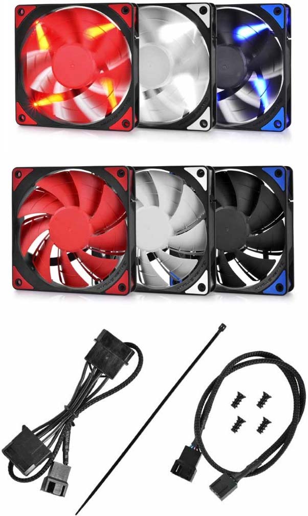 На фото показаны вентиляторы DeepCool TF120 На фото показаны вентиляторы DeepCool TF120