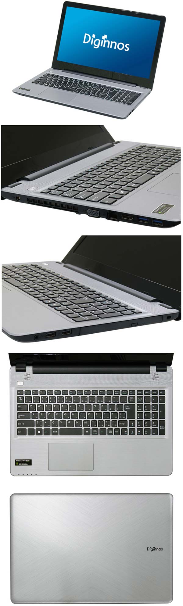 На фото показан ноутбук Dospara Diginnos Critea VF-HE5