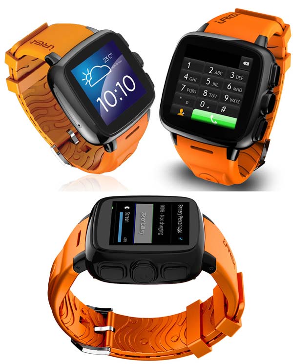 На фото показаны умные часы Intex iRist На фото показаны умные часы Intex iRist