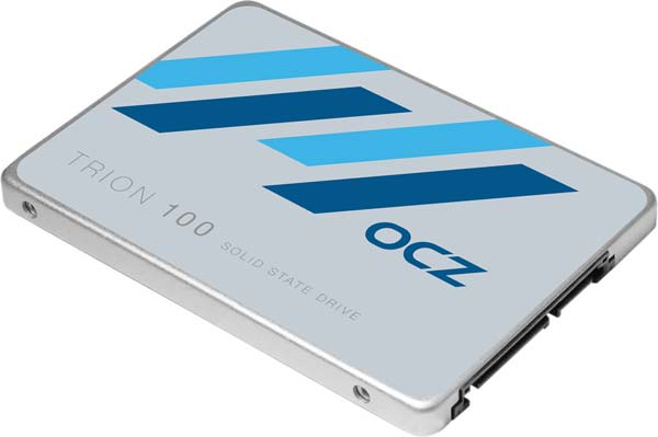 На фото можно увидеть SSD серии Trion 100 от OCZ