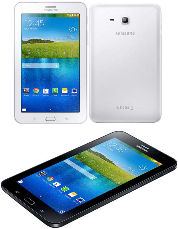 На фото устройство Samsung Galaxy Tab 3V