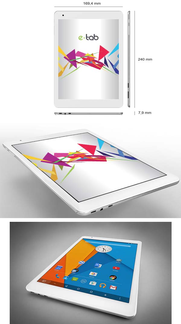 На фото показан аппарат e-Tab 3G