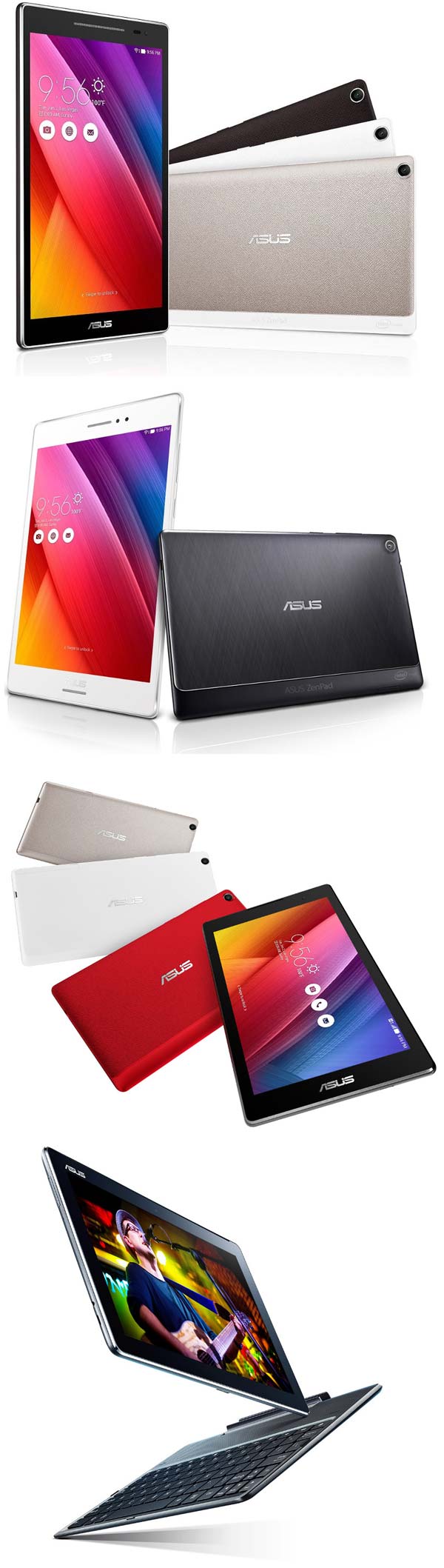 Новинки от ASUS: ZenPad 7.0, ZenPad С 7.0, ZenPad 8.0, ZenPad S 8.0 и ZenPad 10.1